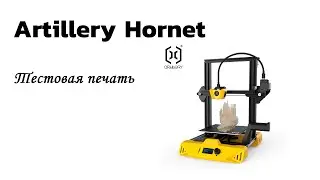 3д принтер Artillery Hornet - Тестовая печать