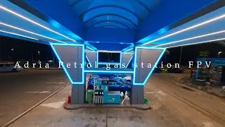 Gas station Adria Petrol FPV 4k