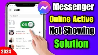 How to Fix messenger online not showing 2024 | messenger online but not active | 2024