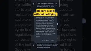 Record a call without voice notification #callrecording #trick #android #ytshorts #android