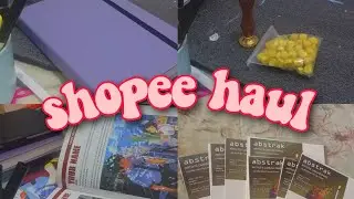 Art Haul Shopee Haul 12.12