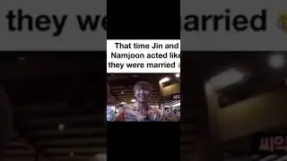 That time when Namjin acted as a married couple😂😂#bts #jin #rm