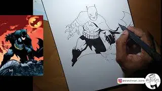 #5 Greg Capullo style BATMAN speed drawing