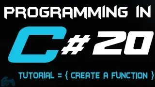 Programming in C Tutorial 20: Create a Function [HD]
