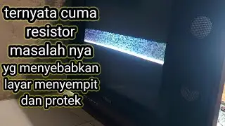 tv lg slim gambar menyempit atas bawah dan protek