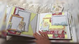 Скрапальбом для малыша - подарок на ДР