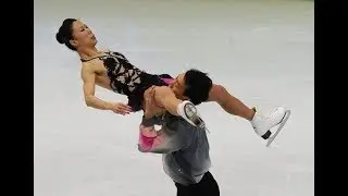 Spicy scenes of figure skating, caught at the right time
