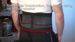 MAXAR Bio-Magnetic Back Support Belt - Deluxe Far Infared with Cera Heat Fabric BMS-511