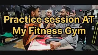 Practice with Rahul Kumar Ludhiana Loins At My Fitness Gym #armwrestling #viral
