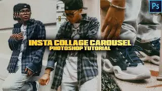 How to Create a Instagram Carousel Collage | Photoshop Tutorial