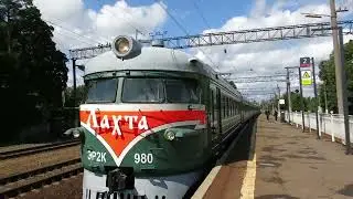поездка на ретро-электричке эр2к-980 »Лахта«