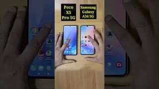 Samsung Galaxy A34 5G vs Poco X5 Pro 5G Speed Test Comparison |