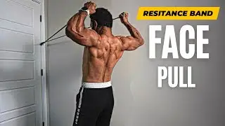 How To Do Face Pull With Resistance Band | Upper Back & Rear Delts Workout | Fitness My Life