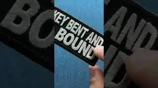 Whiskey Bent and Hell Bound Funny Iron on Patch (P5796)