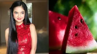 Anushka sen same dress as wahtermelan 😚😚😚