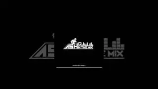 DJ ASH in the mix -logo |@design by harry|