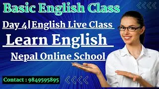 Day 4 | English Live Class | Learn English | Nepal Online School