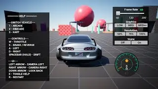 R-Tune Vehicle Physics Runtime Demo [UE5] [Unreal Engine 5]