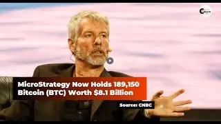 #MicroStrategy Now Holds 189,150 Bitcoin (BTC) Worth $8.1 Billion | CRYPTOBOLTE