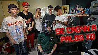 LIT KILLAH, EL DEMENTE Y CARRERA DANDOSE GOLPES