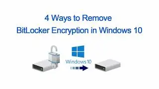 How to Remove BitLocker Encryption in Windows 10 | Disable BitLocker