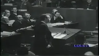 Nuremberg Trial Day 2 (1945) Robert H. Jackson Complete Nuremberg Trial Opening (Part 1)