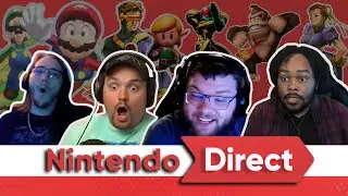Nintendo Showed UP | NINTENDO DIRECT REACTION 6.18.2024 W/ WhitePanther, Sircuit and Skyguy