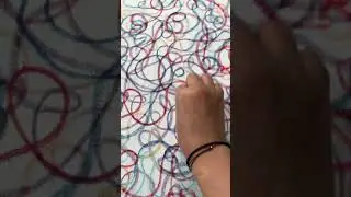 Satisfying painting with pastel