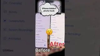 iPhone hacks “Hide hidden Album” #iphone #shorts #viral #fyp #tutorial #iphonehacks
