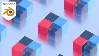 Make ABSTRACT Animation with "DEFAULT CUBE" In Blender 3D