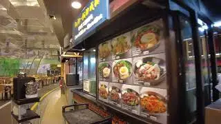 Singapore Food Street TERMINAL 3 Changi Airport Walk (4K HDR)