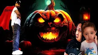 We carved a pumpkin, and it came alive!