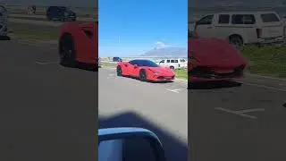 Ferrari F8 Tributo just chilling in CPT.#shorts #ferrari #f8tributo #automobile #cars #tablemountain