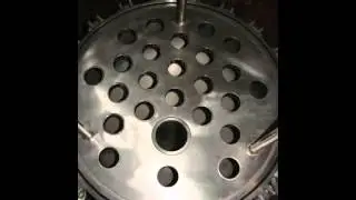 Pall Corp cartridge filter housing. Constructed of 316L