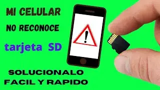 mi CELULAR no RECONOCE la MEMORIA micro SD