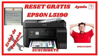 ✅ RESET DE IMPRESORA EPSON L5190 ✅ 😲Gratis