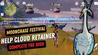 Help Cloud Retainer Complete the Dish | Cuisine Machine guide | Genshin Impact