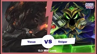 SekiiroZ | Yasuo vs Veigar - MID Patch 13.5