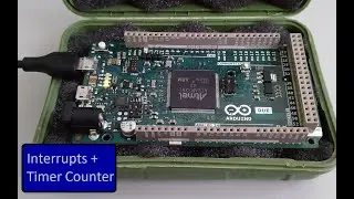 Arduino Due Timer Counter with Interrupts example in Microchip Studio 7