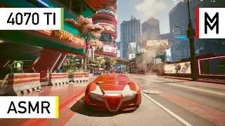 Drivin’ Rayfield Caliburn in new paint 🤍 Cyberpunk 2077 | Ray Tracing | RTX 4070 Ti | ASMR