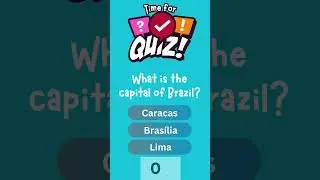 What's the Capital of Brazil? Guess Correctly! #quiz #brainteaser #trivia #logicpuzzle #countries