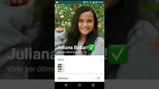 Minha conversa com uma "Suposta"Juliana Baltar!?💖