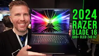 2024 Razer Blade 16 OLED 240HZ Hands On Overview! i9-14900HX, RTX 4090, New 240Hz QHD+ OLED Display!
