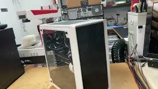 Fractal Design desktop with a fried power supply. It actually lit on fire. 🔥 1/3