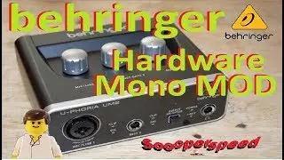 BEHRINGER U-PHORIA UM2 hardware mono MOD .