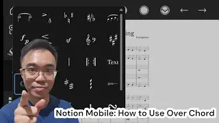 How to Create Over Chord in Presonus Notion Mobile