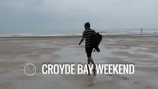 SURFING AND DRONING IN CROYDE BAY