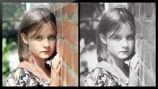 Photoshop Tutorial Photo Effects - Vintage Black & White Effect