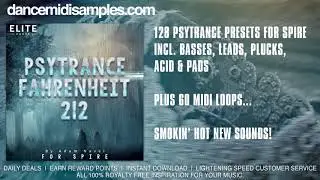 Psytrance Fahrenheit 212 For Reveal Sound Spire VST/ AU