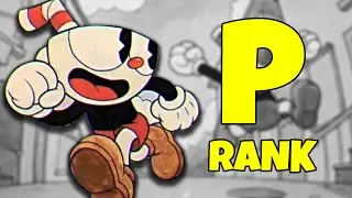 CUPHEAD - All Run 'n Gun Levels ☮️PACIFIST! ✌️- P RANK (Black and white Achievement)